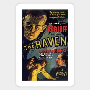 The Raven - Karloff Sticker